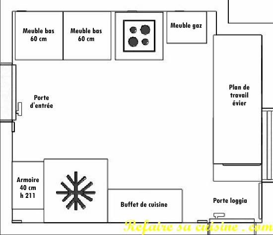 plan de la cuisine  l'origine